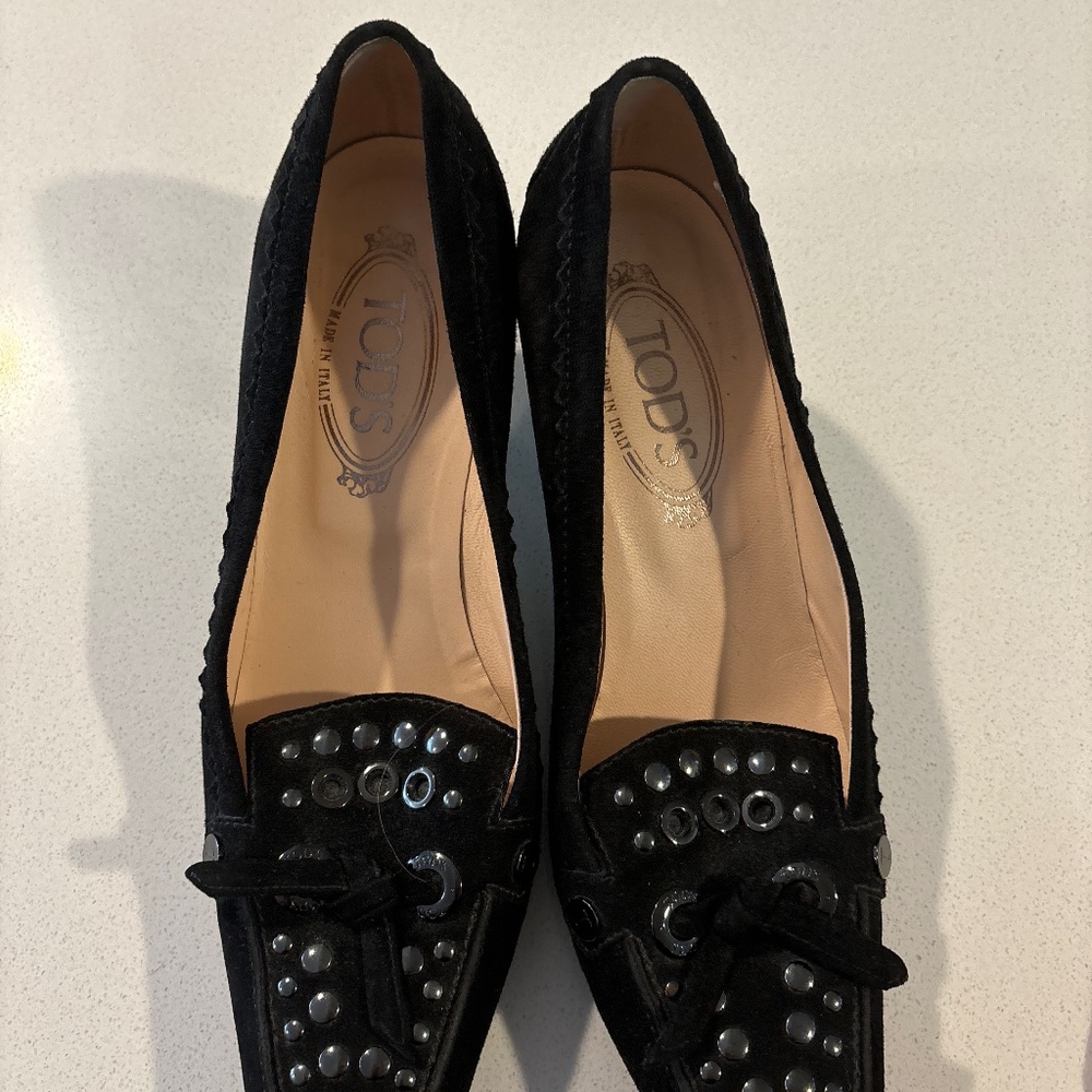 Tod’s Kitten hell loafer size 9